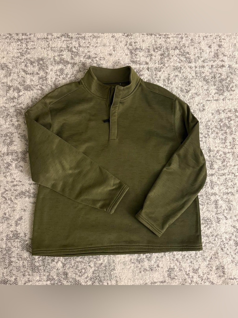 Men’s Walter Hagen Olive Green Golf Quarter Zip Sweater Size Large